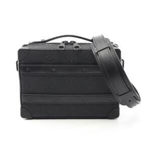 Louis Vuitton Handle Trunk Bag Taurillon Leather Black